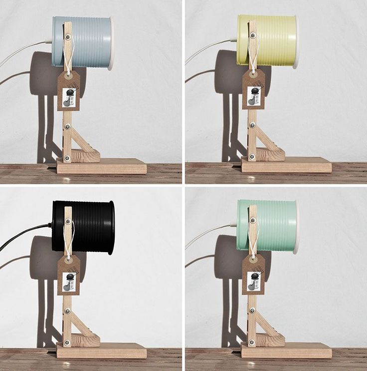 Design studio iLiui, have created this modern table lamp that uses wood and matt...