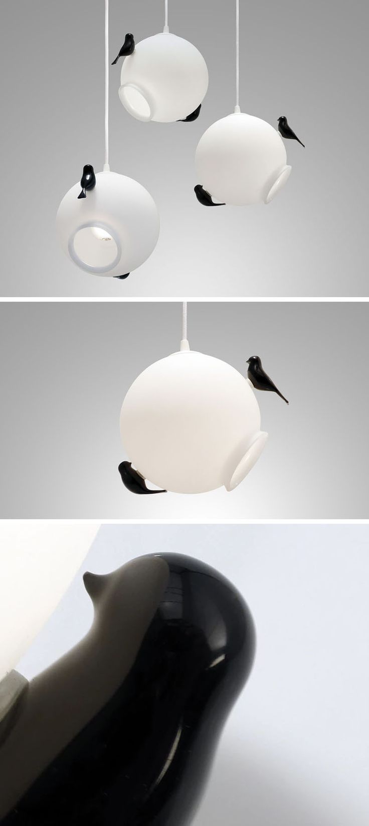 Designer Ricardo Santo has created the Ninho de Andorinhas, a modern pendant lam...