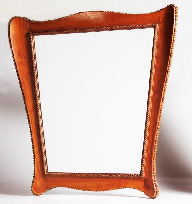MAURIZIO TEMPESTINI Uno specchio con cornice in legno : Lot 264