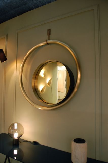 Solina Brass/polished mirror by CTO. Enquiries UBER-interiors.com