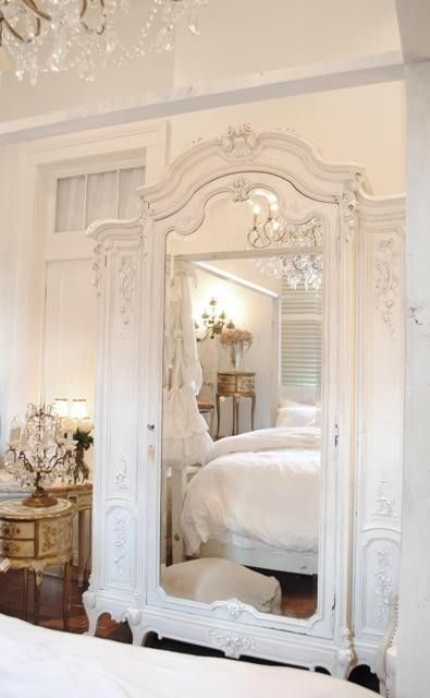 White huge ornate wardrobe.....just like the one from the Lion, the witch and th...