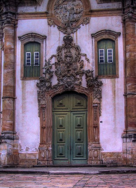 Door of the Saint Francis of Assisi church