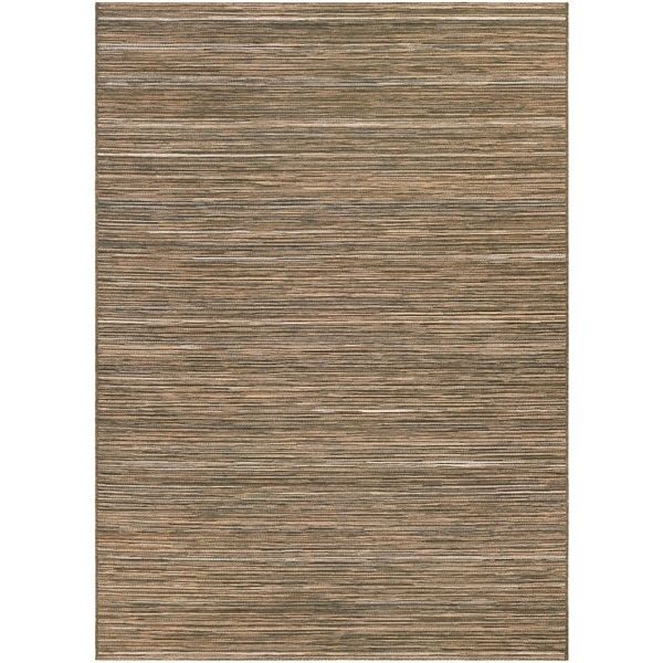 Couristan Cape Hinsdale/ Brown-Ivory Rug (7'10 x 10'9)