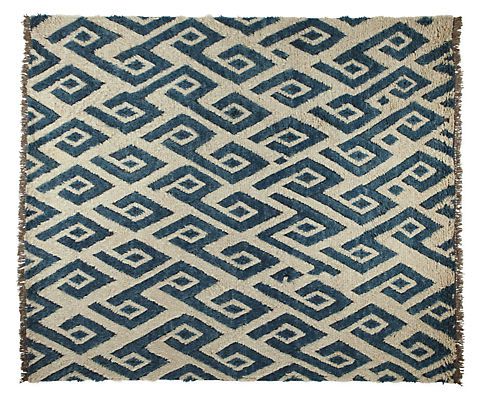 Shoowa 8'x9'9" Rug in Indigo - Patterned - Rugs - Room & Board