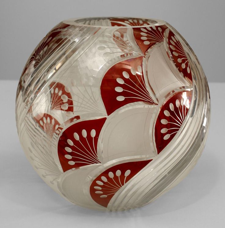 Art Deco Continental Glass Vase