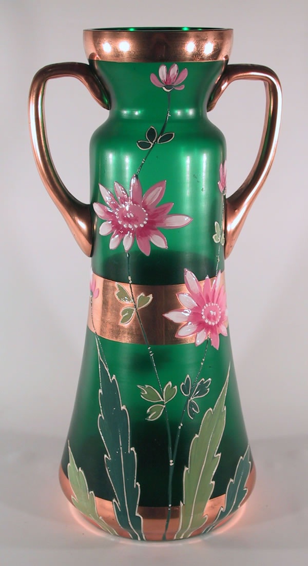 Bohemian Art Nouveau vase
