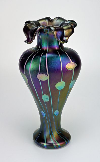 Colors Of Purple Art Glass Vase