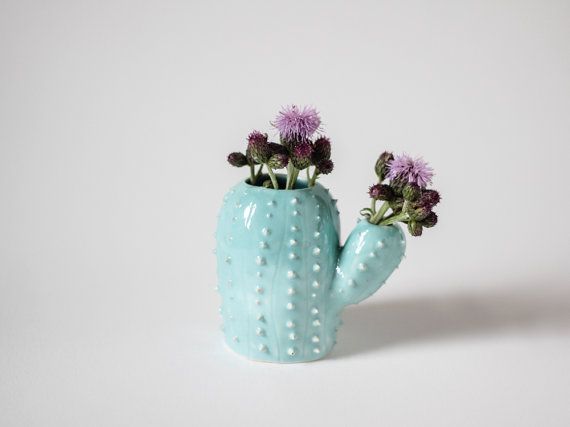 This lovely spiky vase is a perfect gift for a plant-crazy person