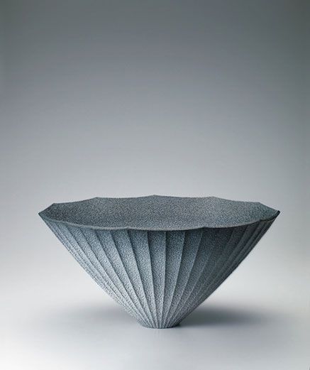 blue-shino-vase--Hiroshi-Sakai