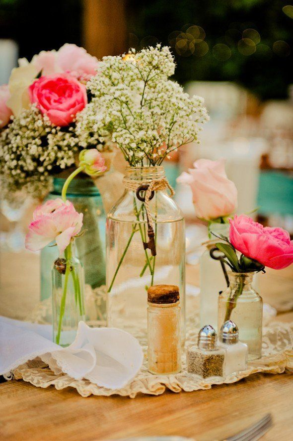 Casamento DIY: 20 arranjos e centros de mesa lindos e baratos