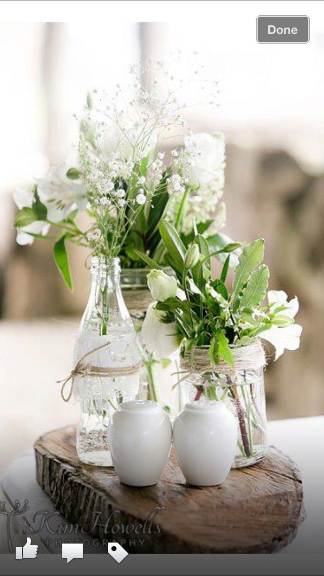 Wedding table centrepieces  For more insipiration visit us at facebook.com/... o...