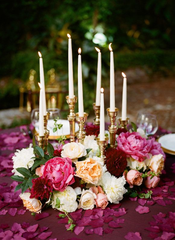 Romantic Aubergine French Quarter wedding inspiration