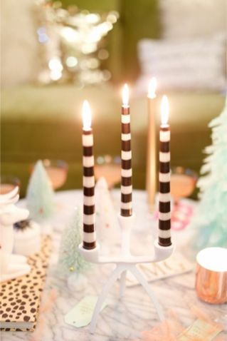Striped Candles | burnettsboards.co...