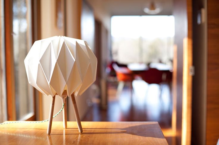 Here’s the story behind this origami shade lamp that’s designed to fit into a shipping tube and require no hardware to assemble