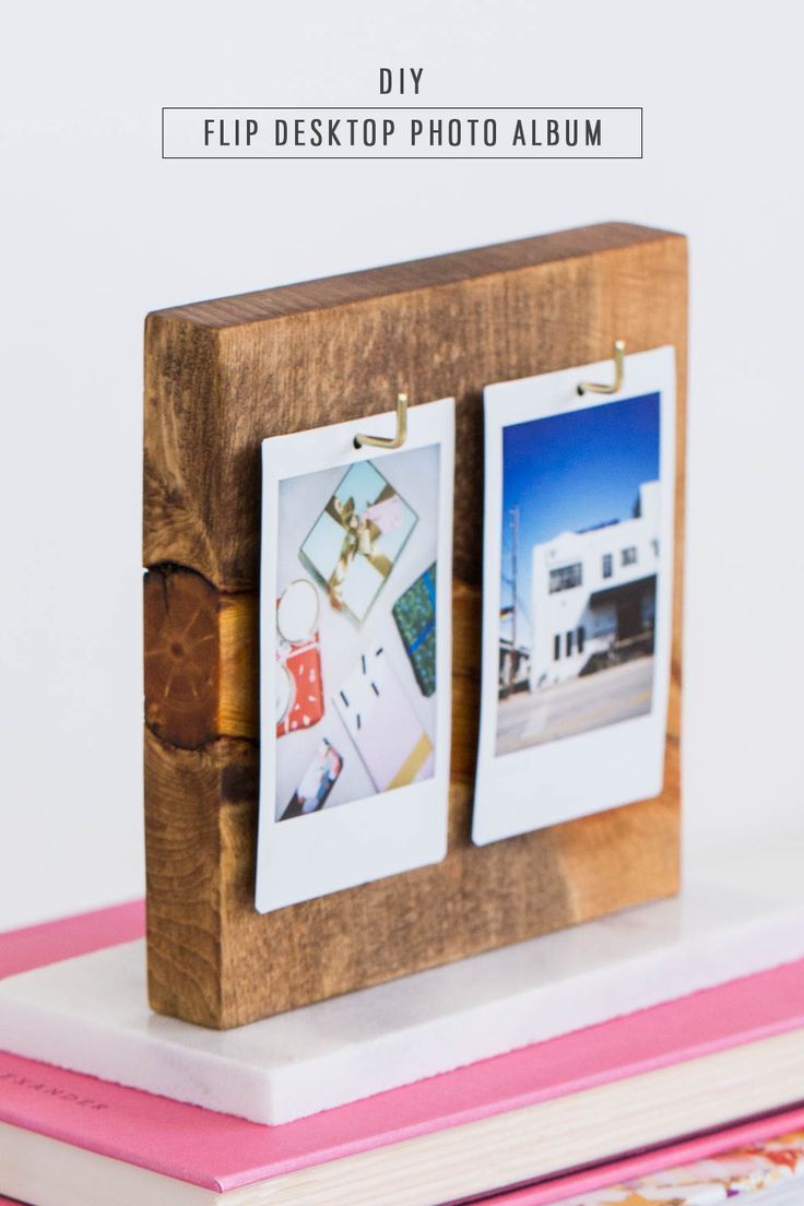 A DIY Flip Photo Album for your Desktop! by lifestyle blogger Ashley Rose of Sug...