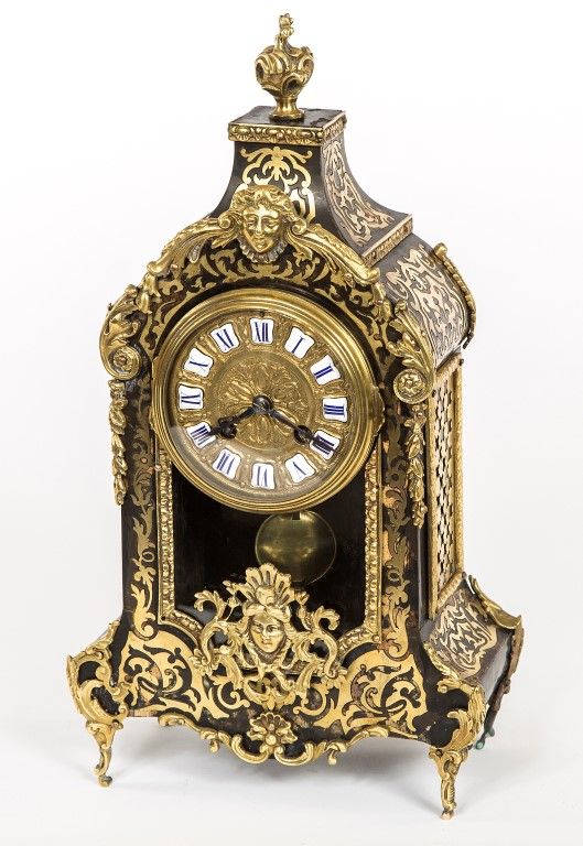 A SMALL FRENCH BOULLE STYLE BRACKET CLOCK, the lever movement, by Japes Fréres ...