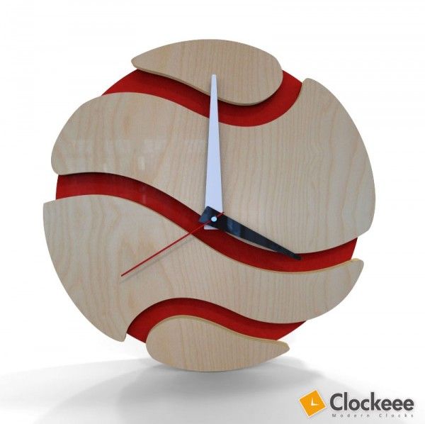 Modern wall clocks by Clockeee