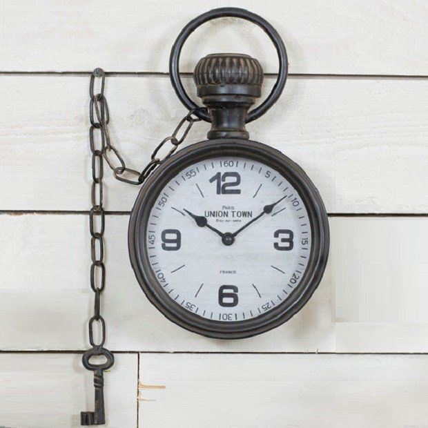 Chain and Key Wall Clock