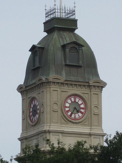 The Clock Tower of the Ballarat Town Hall - Sturt Street, Ballarat, Australia.