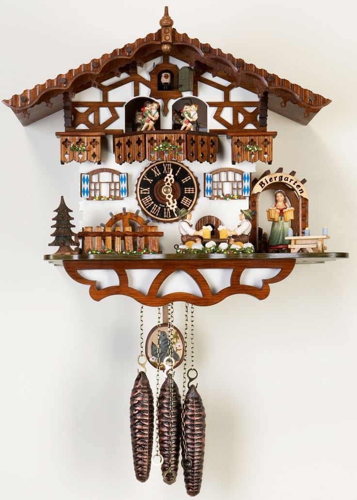 cuckoo clock pictures | each hour the number of hours. Precision Brass 1 Day wei...