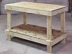 A cheap and sturdy workbench that's easy to build.
