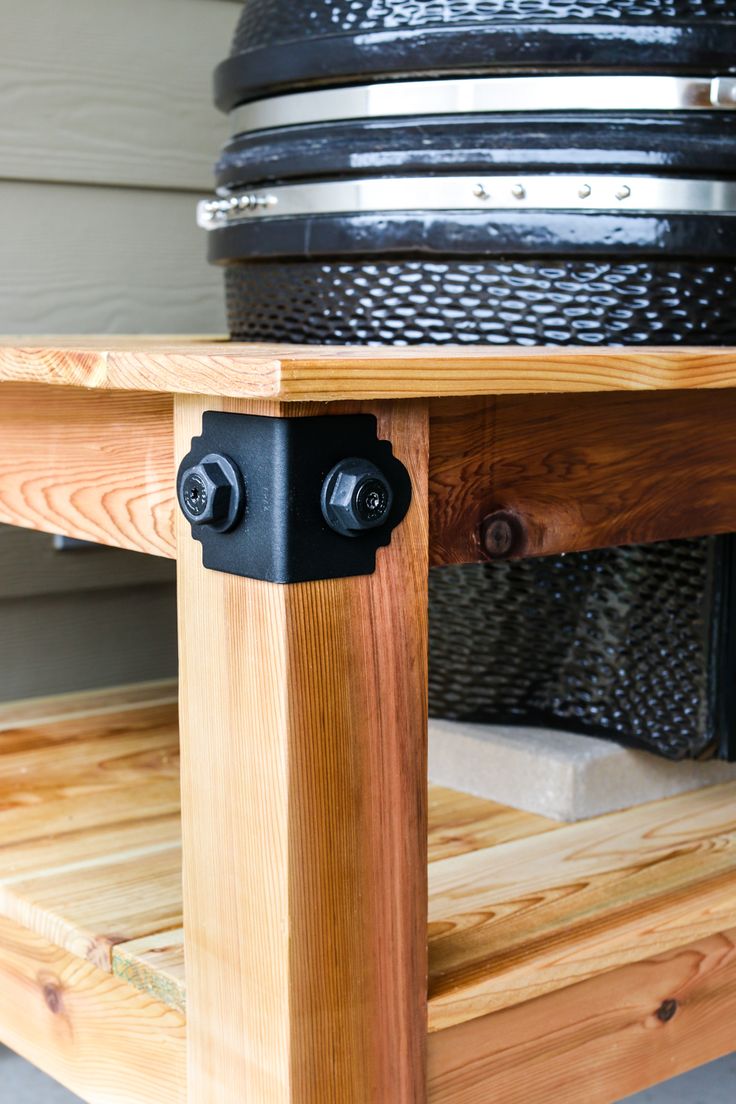 How to build a DIY kamado grill table with Simpson Strong-Tie Outdoor Accents