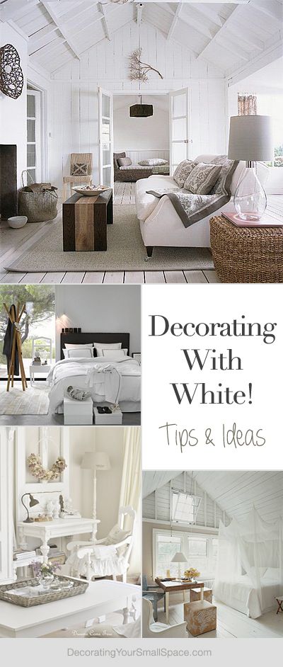 Decorating with White!