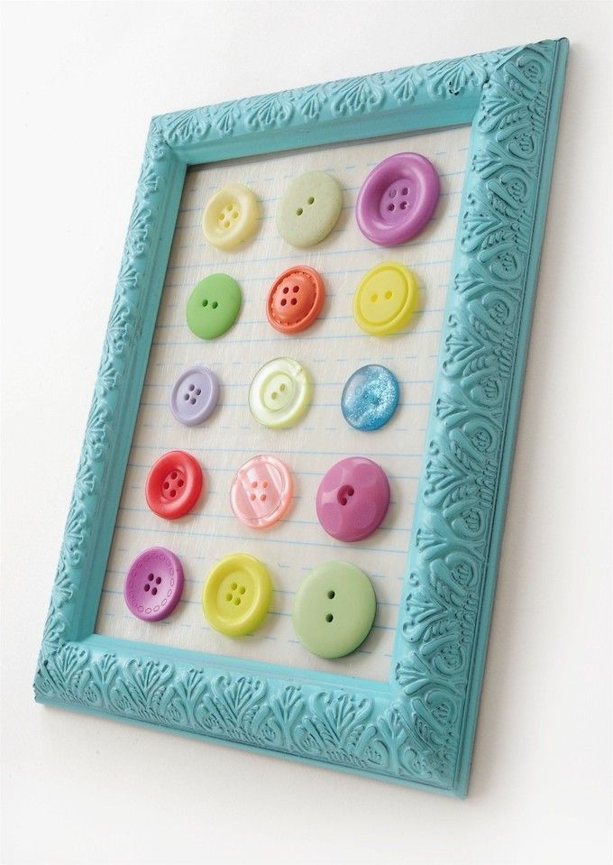 How to make button art on the cheap