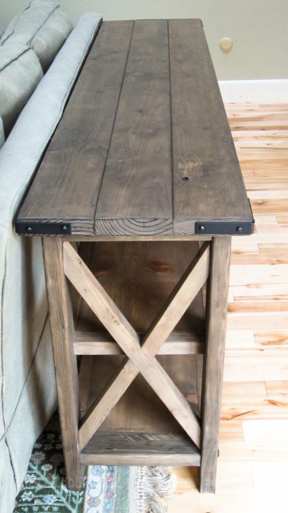 How to oxidize wood for a reclaimed look. The Friendly Home: {oxidized} X Consol...