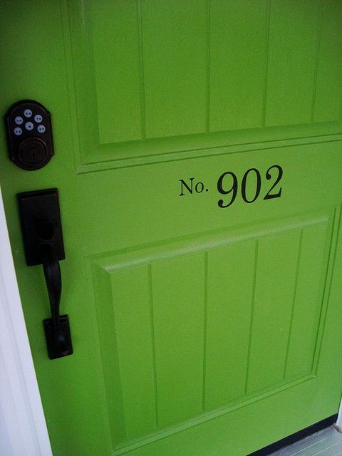 love the door, love the color, love the numbers