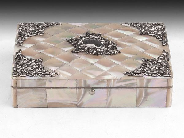 Mother of Pearl & Silver Box