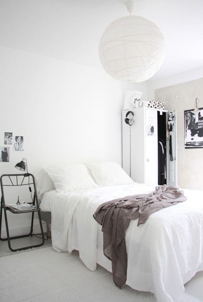 #white #bedroom