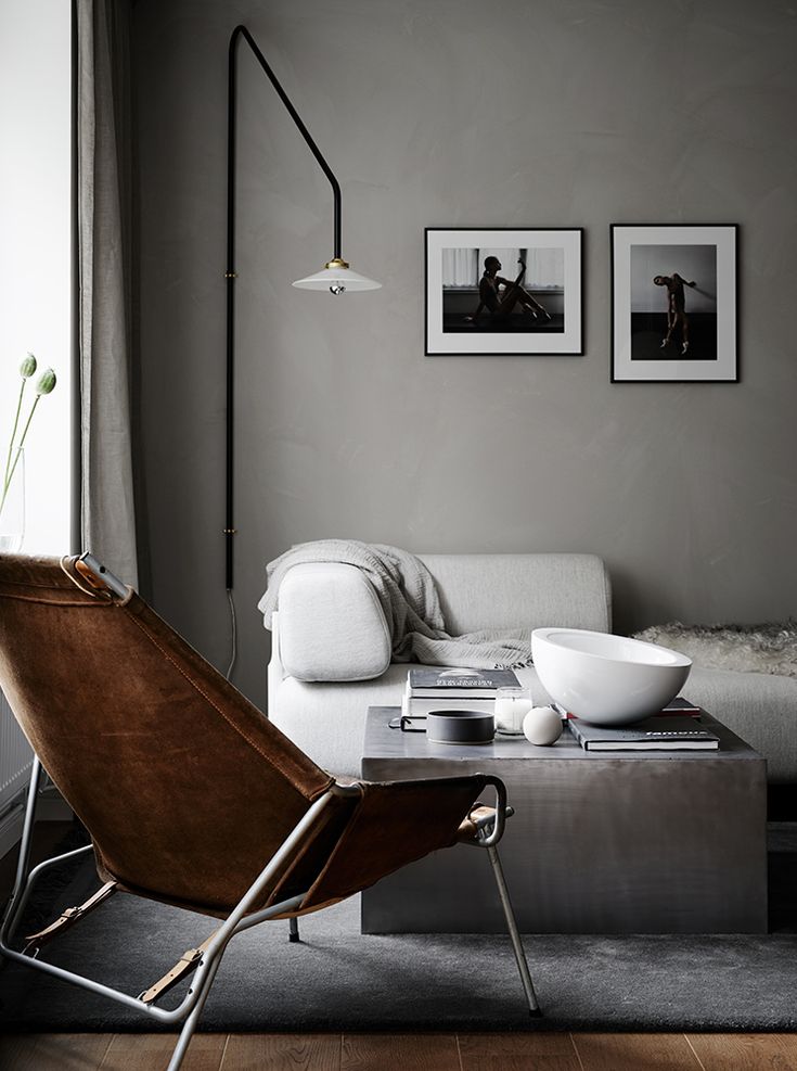 I adore the styling of this moody and muted apartment in Sweden. The tones are j...