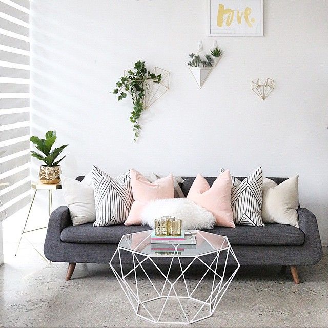 It's a blushing velvet affair. New cushions, furniture and decor in store #newar...