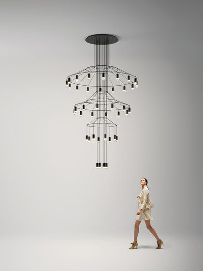 Wireflow Chandelier by Vibia