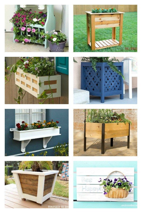 20+ beautiful DIY outdoor planter ideas for your porch, deck, or yard. Plus, 12 ...