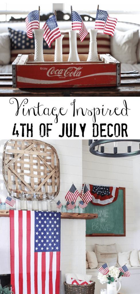 Vintage Inspired Fourth of July Decor