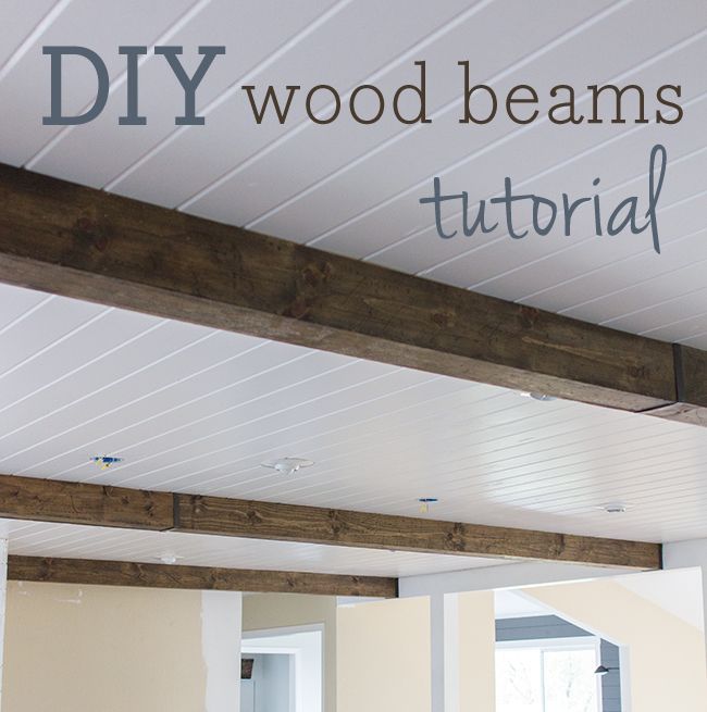 Kitchen Chronicles: DIY Wood Beams | Jenna Sue Design Blog