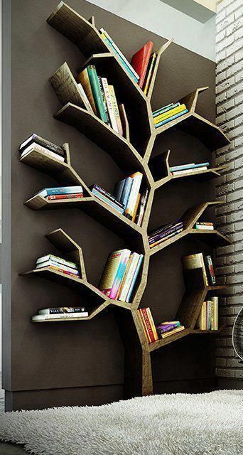 Tree branch book selves