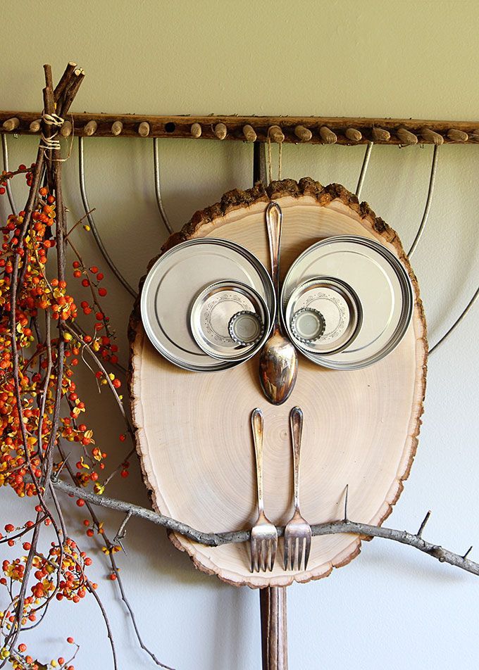 What a hoot! This adorable owl is a super QUICK and EASY DIY wood slice project ...
