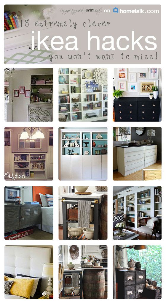 18 Fabulous Ikea Hacks by Designer Trapped in a Lawyer's Body for Hometalk!