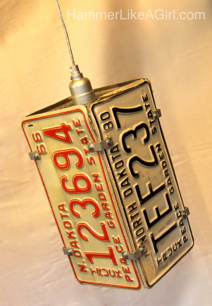 Awesome license plate lamp!