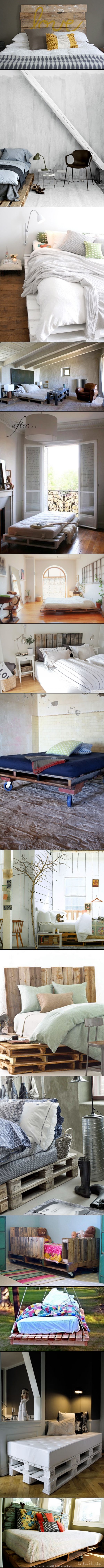 DIY DECOR AND CRAFTS: Home Decor Ideas - TOP 15 PALLET BED HACKS