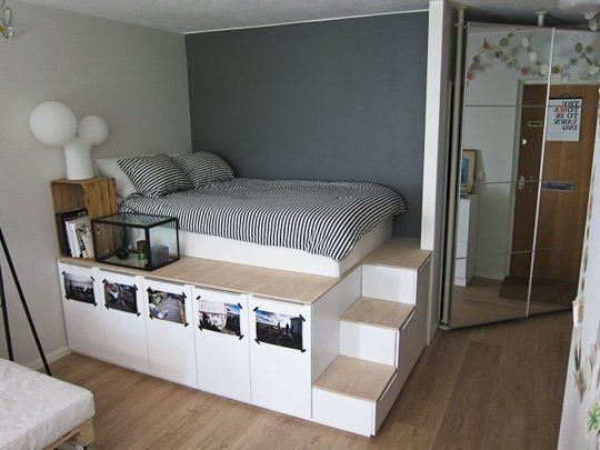 IKEA DIY Ideas: 6 Ways to Make Your Own Platform Bed (with Storage!)