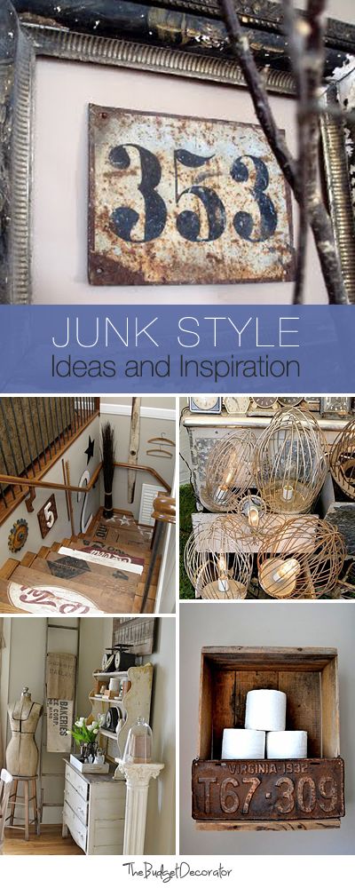 Junk Style Decorating • Ideas, Inspiration & lots of Tutorials!