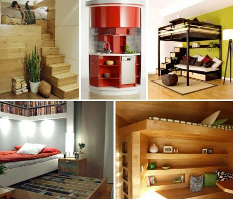 Ultra-Compact Interior Designs: 14 Small-Space Solutions