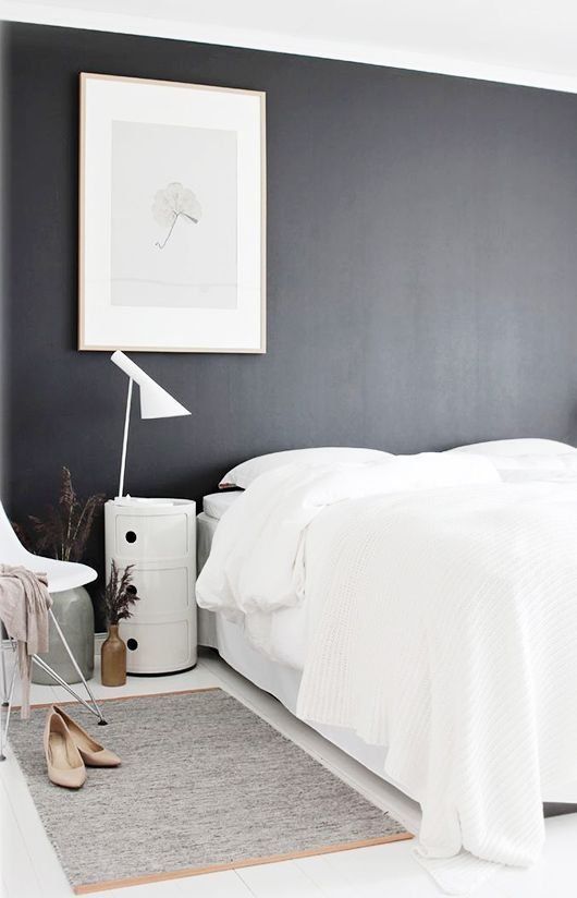 20 Beautiful Black & White Bedrooms