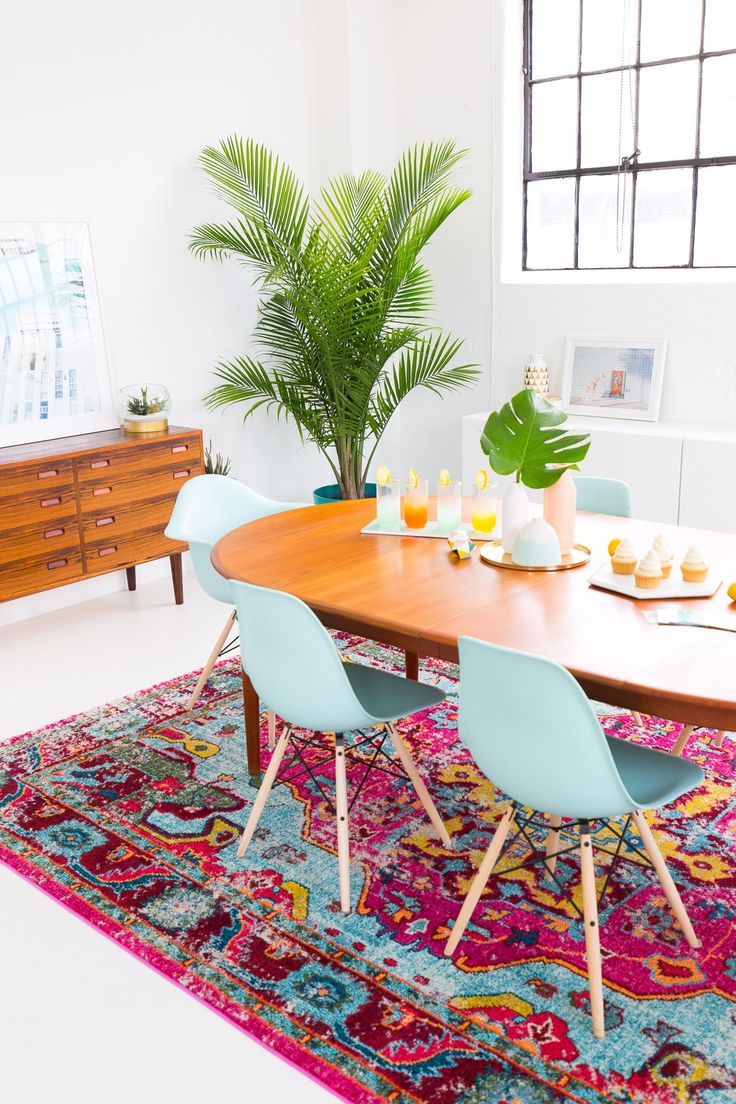 How decorate a joyful and modern dining room for Summer! - sugar and cloth - ash...