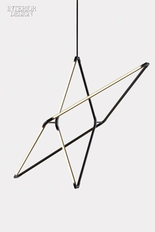 Bring on the Brilliance: 36 New Lighting Products | Zelda Orbits pendant in oil-...