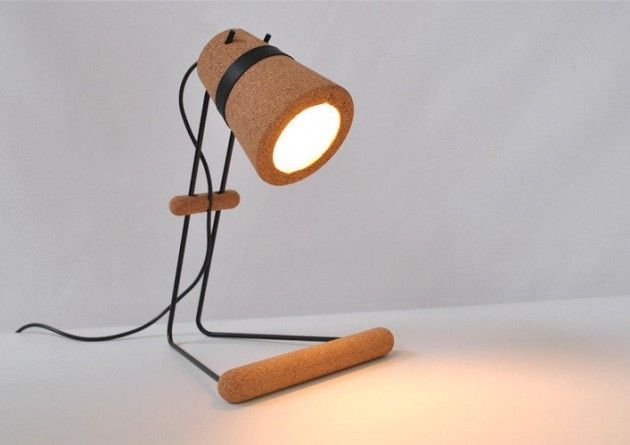 British designer Craig Foster has created Kurk, a flat pack desk lamp made of co...